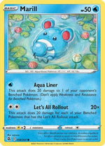 Marill 58/264 - SWSH08 Fusion Strike Reverse Holofoil - Poke-Collect