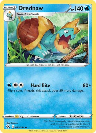 Drednaw 81/264 - SWSH08 Fusion Strike - Poke-Collect