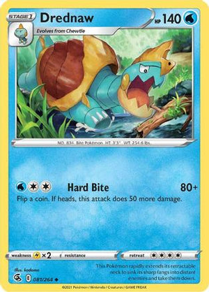 Drednaw 81/264 - SWSH08 Fusion Strike - Poke-Collect