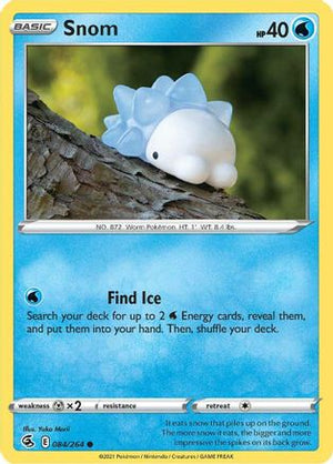 Snom 84/264 - Fusion Strike Reverse Holofoil - Poke-Collect
