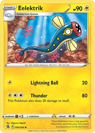Eelektrik 96/264 - SWSH08 Fusion Strike - Poke-Collect