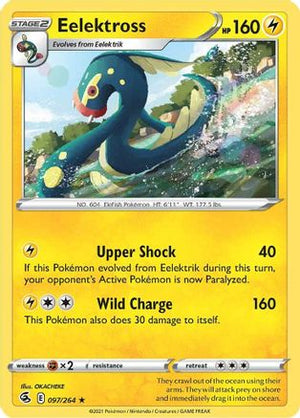 Eelektross 97/264 - SWSH08 Fusion Strike Reverse Holofoil - Poke-Collect