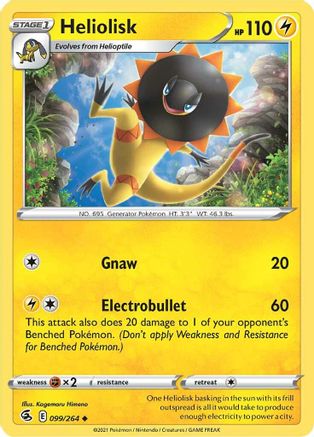 Heliolisk 99/264 - SWSH08 Fusion Strike - Poke-Collect