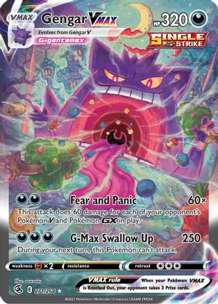 Gengar VMAX 271/264 - Fusion Strike Holofoil - Poke-Collect