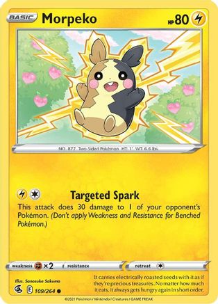 Morpeko (109) 109/264 - SWSH08 Fusion Strike - Poke-Collect