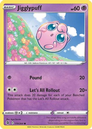 Jigglypuff 110/264 - SWSH08 Fusion Strike - Poke-Collect