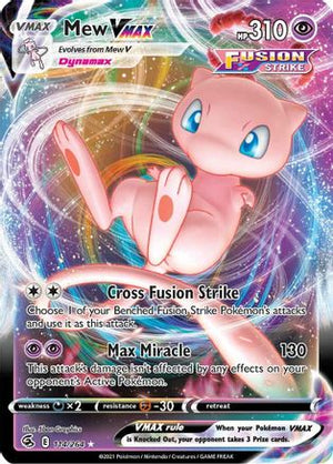 Mew VMAX 114/264 - Fusion Strike Holofoil - Poke-Collect