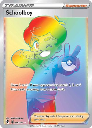 Schoolboy 276/264 - Fusion Strike Holofoil - Poke-Collect