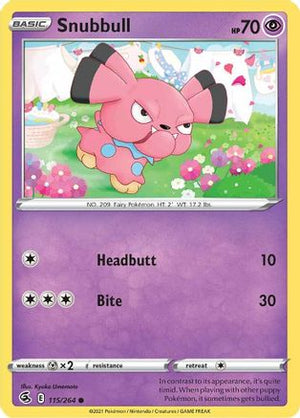 Snubbull 115/264 - Fusion Strike - Poke-Collect