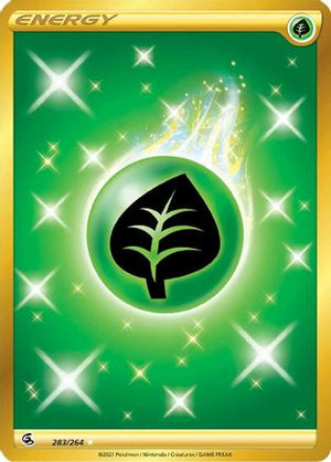 Grass Energy (Secret) 283/264 - SWSH08 Fusion Strike Holofoil - Poke-Collect