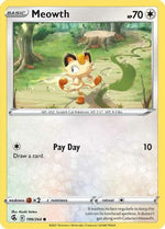 Meowth 199/264 - SWSH08 Fusion Strike Reverse Holofoil - Poke-Collect