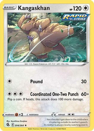 Kangaskhan 204/264 - SWSH08 Fusion Strike - Poke-Collect