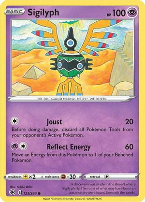 Sigilyph 123/264 - Fusion Strike Reverse Holofoil - Poke-Collect