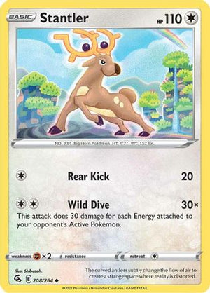 Stantler 208/264 - Fusion Strike Reverse Holofoil - Poke-Collect