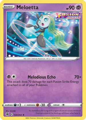 Meloetta 124/264 - Fusion Strike - Poke-Collect