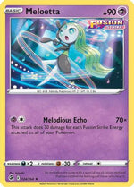 Meloetta 124/264 - SWSH08 Fusion Strike Reverse Holofoil - Poke-Collect