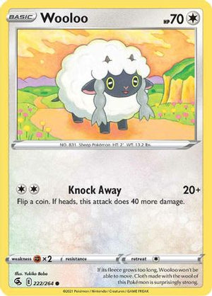 Wooloo 222/264 - Fusion Strike - Poke-Collect