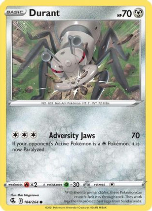 Durant 184/264 - SWSH08 Fusion Strike - Poke-Collect