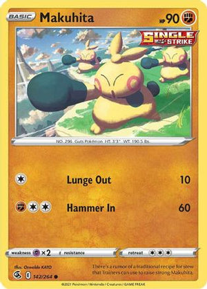 Makuhita 142/264 - Fusion Strike Reverse Holofoil - Poke-Collect