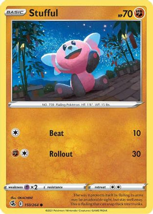 Stufful 150/264 - Fusion Strike Reverse Holofoil - Poke-Collect