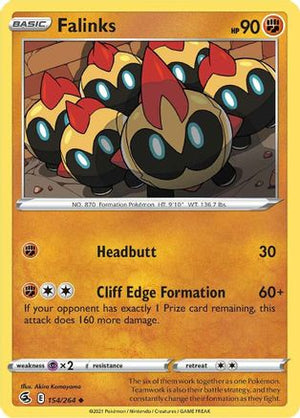 Falinks (154) 154/264 - SWSH08 Fusion Strike Reverse Holofoil - Poke-Collect