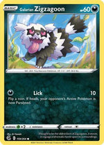 Galarian Zigzagoon 159/264 - SWSH08 Fusion Strike Reverse Holofoil - Poke-Collect