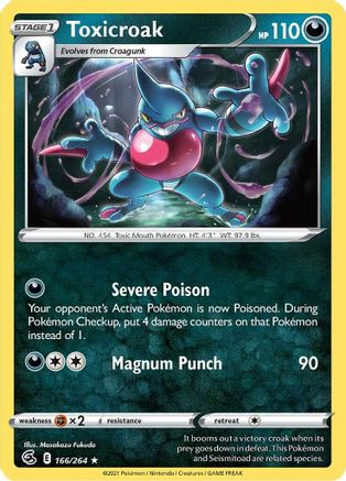 Toxicroak 166/264 - Fusion Strike - Poke-Collect
