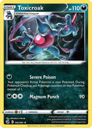 Toxicroak 166/264 - Fusion Strike - Poke-Collect