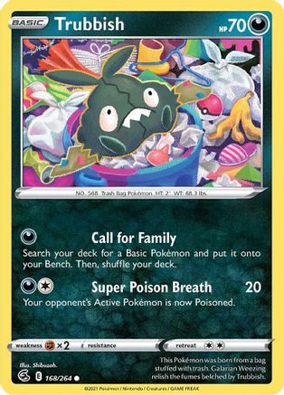 Trubbish 168/264 - Fusion Strike Reverse Holofoil - Poke-Collect