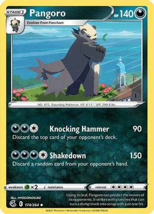 Pangoro 174/264 - Fusion Strike Reverse Holofoil - Poke-Collect