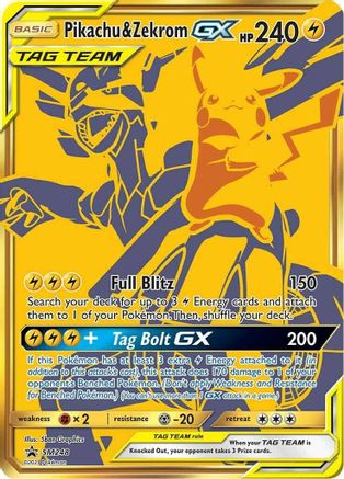 Pikachu & Zekrom-GX SM248/248 - SM Black Star Promos Holofoil - Poke-Collect