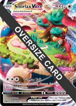 Snorlax VMAX - 142/202 142 - Jumbo Cards Holofoil - Poke-Collect