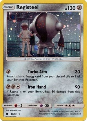 Registeel - 68/111 (Cosmos Holo) 68 - SM Promos Holofoil - Poke-Collect
