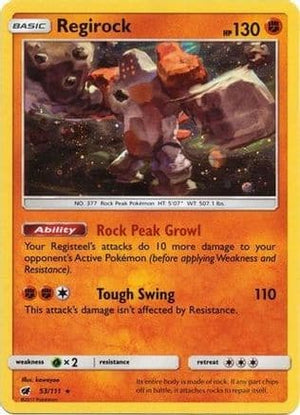 Regirock - 53/111 (Cosmos Holo) 53 - SM Promos Holofoil - Poke-Collect