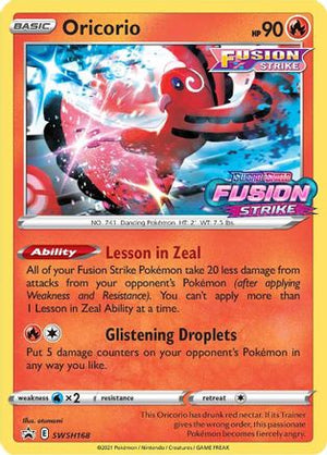 Oricorio SWSH168/307 - SWSH Black Star Promos Holofoil - Poke-Collect