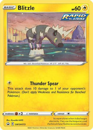 Blitzle SWSH173/307 - SWSH Black Star Promos Holofoil - Poke-Collect