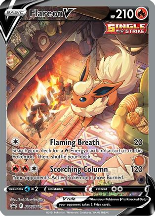 Flareon V SWSH179/307 - SWSH Black Star Promos Holofoil - Poke-Collect
