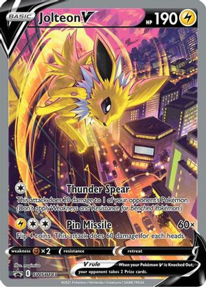 Jolteon V SWSH183/307 - SWSH Black Star Promos Holofoil - Poke-Collect