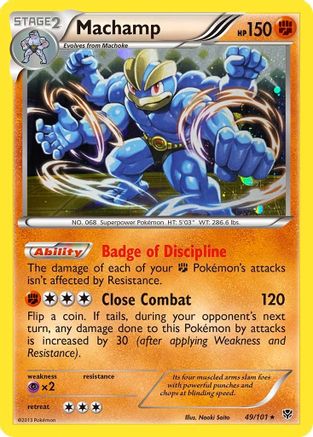 Machamp - 49/101 (Cosmos Holo) 49 - Blister Exclusives Holofoil - Poke-Collect