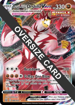 Single Strike Urshifu VMAX - 086/163 86 - Jumbo Cards Holofoil - Poke-Collect
