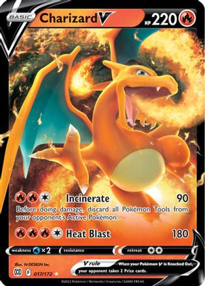 Charizard V 17/172 - Brilliant Stars Holofoil