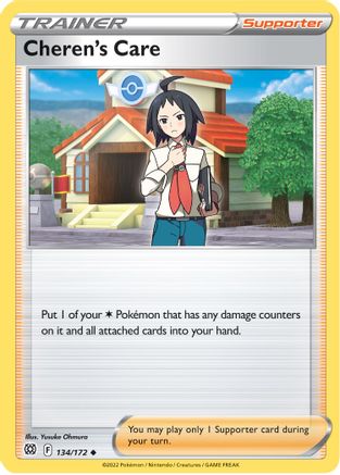Cheren's Care 134/172 - SWSH09 Brilliant Stars - Poke-Collect