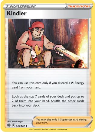 Kindler 143/172 - SWSH09 Brilliant Stars Reverse Holofoil - Poke-Collect