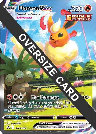 Flareon VMAX - SWSH180 SWSH180 - Jumbo Cards Holofoil - Poke-Collect
