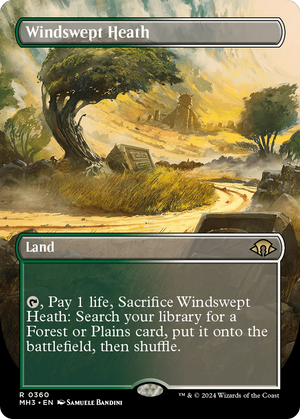Windswept Heath (Borderless) (MH3-360) - Modern Horizons 3 (Borderless)