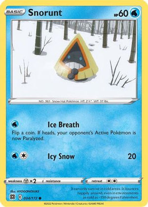Snorunt 34/172 - Brilliant Stars - Poke-Collect