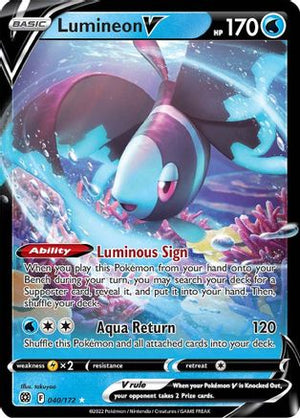 Lumineon V 40/172 - Brilliant Stars Holofoil