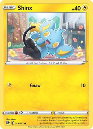 Shinx 49/172 - Brilliant Stars - Poke-Collect