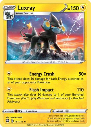 Luxray 51/172 - Brilliant Stars - Poke-Collect