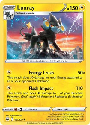 Luxray 51/172 - Brilliant Stars - Poke-Collect